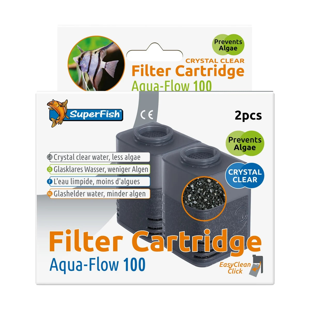 Aquaflow 100/150 Crystal Clear Cartridge 2X - Superfish