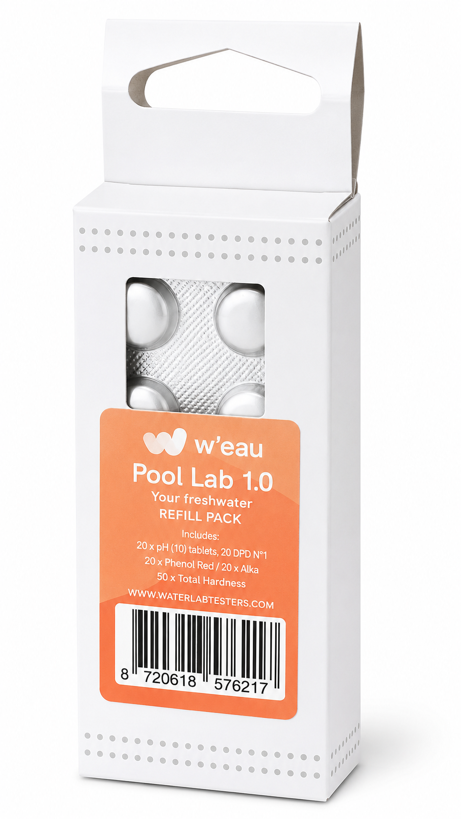Refill pack for PoolLab 60 pieces - W'eau