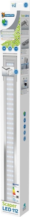 Scaper Led 112 cm - Illuminazione a LED per acquari - 44 Watt - Superfish