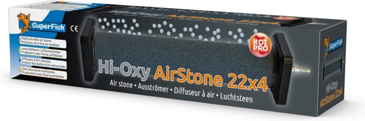 Piedra difusora de aire Hi Oxygen para koi 22x4cm - SuperFish