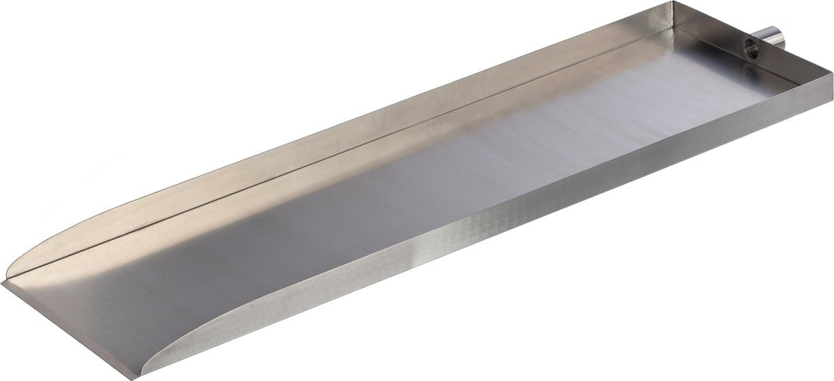 Wolga perfilado de acero inoxidable 4x30x98cm - Ubbink