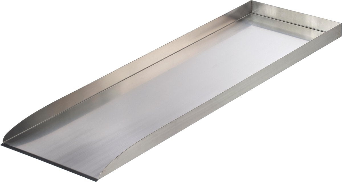 Wolga elemento recto para arroyo de acero inoxidable 4x30x98cm - Ubbink