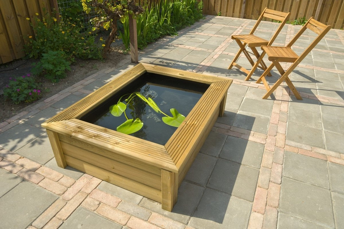 Quadro wood II - marco de madera FSC para Quadro 6 - Ubbink