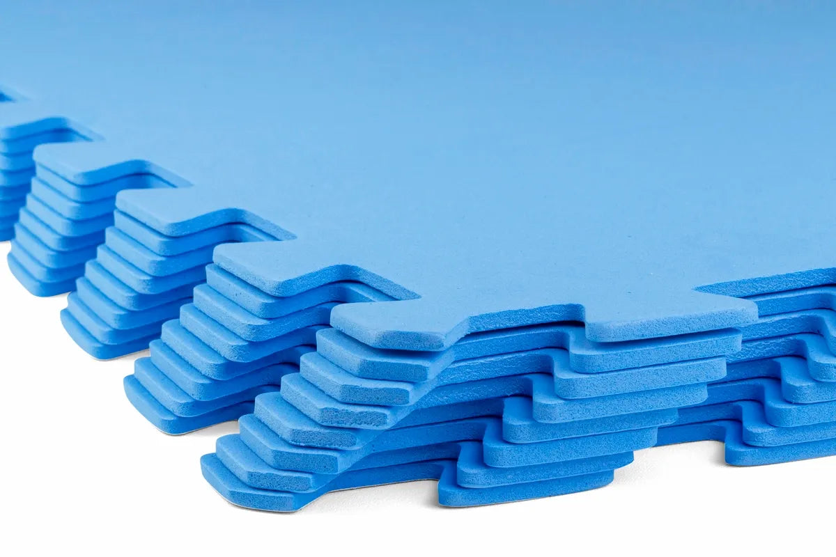 Carreaux de fond de piscine bleus - 8 pièces de 50 x 50 x 0,4 cm - W'eau
