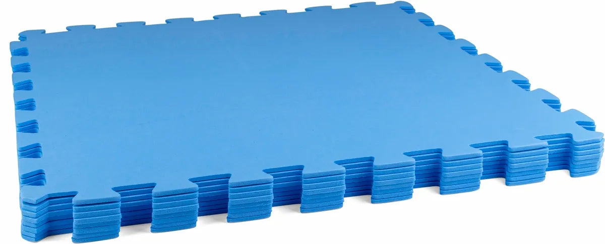 Carreaux de fond de piscine bleus - 8 pièces de 50 x 50 x 0,4 cm - W'eau