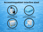 Interline Diana ovale 6,10x3,60m - 132cm - Pack inclus