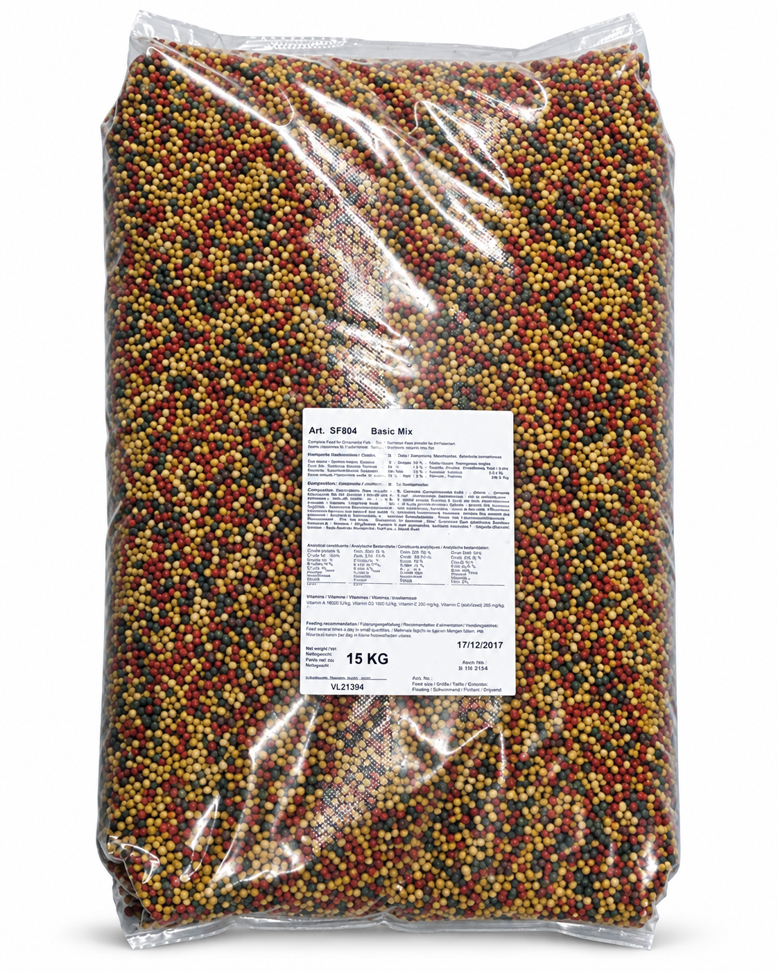 Mezcla básica pequeña 3 mm 15 kg - Aquaforte