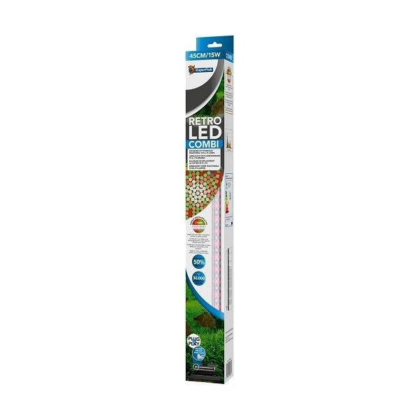 Illuminazione per acquari combo LED retrò T8 JT5 45CM/15W - Superfish