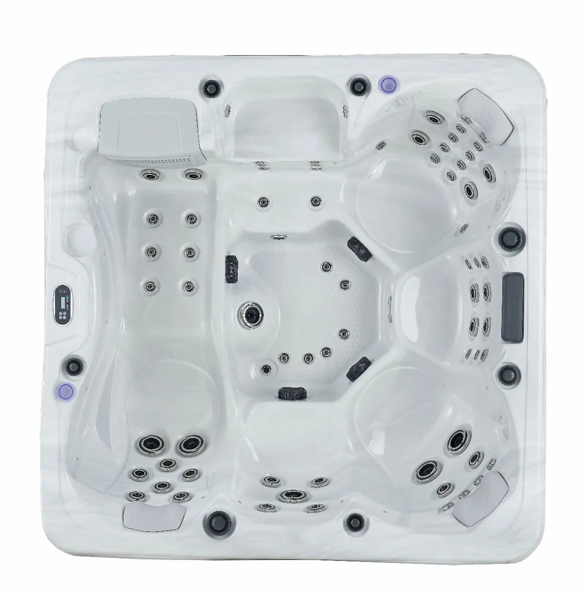 Monaco spa – 6 posti – 72 idromassaggianti – Isolamento Full Foam – Comandi Balboa – Posto di raffreddamento