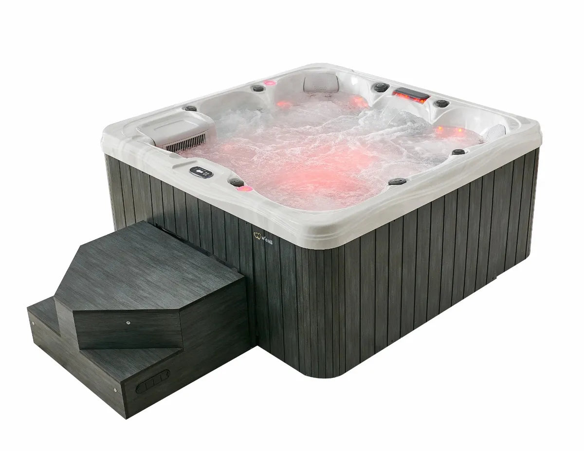 Monaco spa – 6 posti – 72 idromassaggianti – Isolamento Full Foam – Comandi Balboa – Posto di raffreddamento