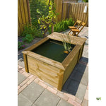 Quadro wood III - Cadre en bois FSC avec film PVC et coffret de filtration - Ubbink