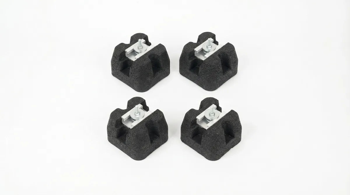 Vibration isolators for mini heat pumps - 4 pieces - W'eau