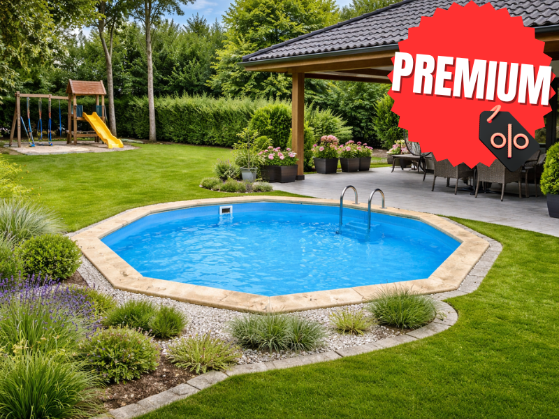 Interline Bali rond 3,55m/1,16m - Premium pakket