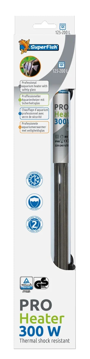 Riscaldatore Pro 300W 125-300L (35 CM) - Superfish