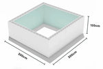 High Density Polystyrol Plunge Pool Blockset - 3,00 x 3,00 x 1,20 m