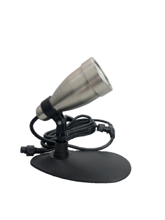 Faretto 9W RGB metallo - Heissner