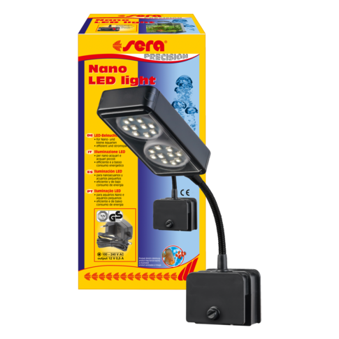 Sera Nano LED light 2 x 1,6 W per acquario da 16 l