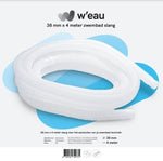 Zwembadslang wit 38 mm - 4 meter - W'eau