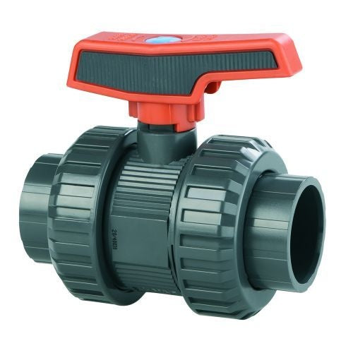 PVC-U ball valve Ø90mm PN10 PE-EPDM - Cepex