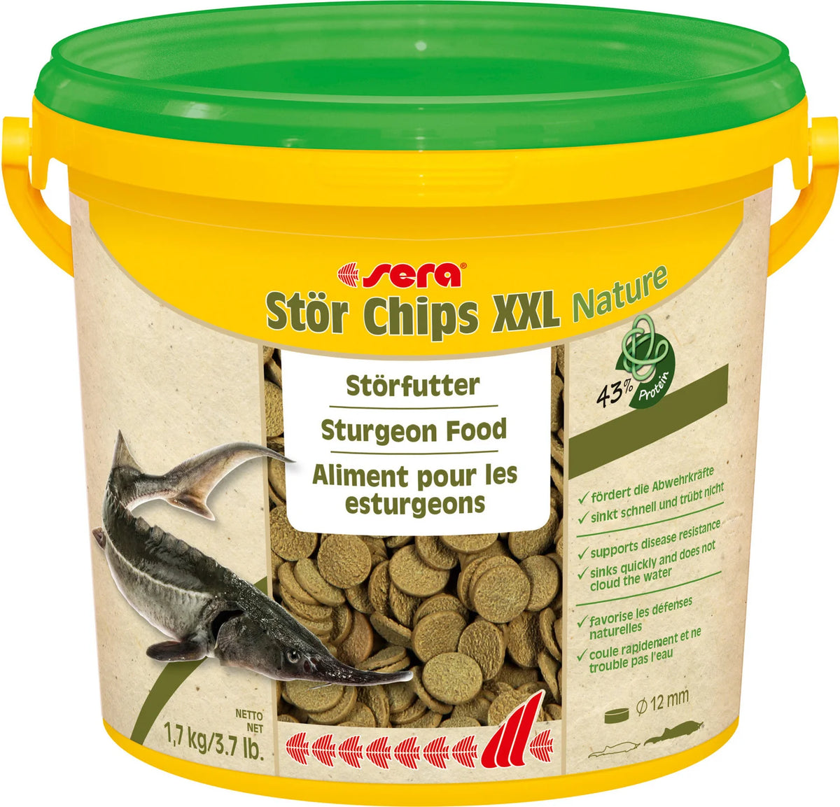 Sera Stör Chips XXL Nature 3800ml