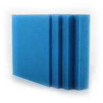 Filterschuim 50x50x3 cm middel - blauw - Maja Koi
