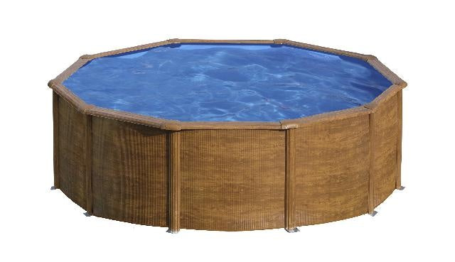 Pacific steel pool set - 460 x 120 cm - Gré