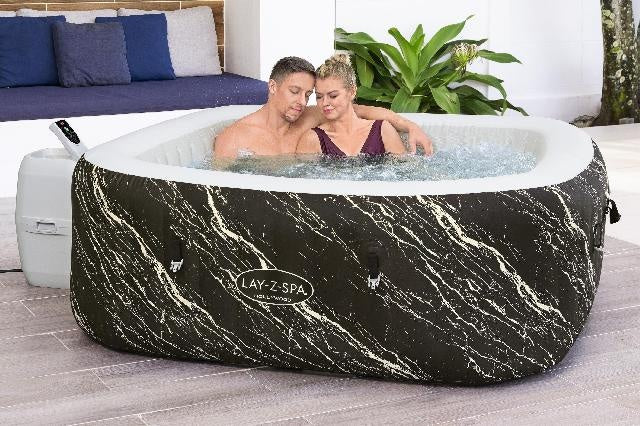 Spa Hollywood Luxe airjet 6 black 4-5 seater - Lay-Z