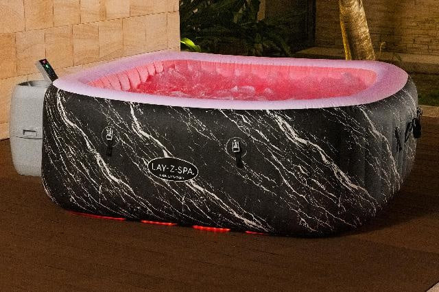 Spa Hollywood Luxe airjet 6 black 4-5 seater - Lay-Z