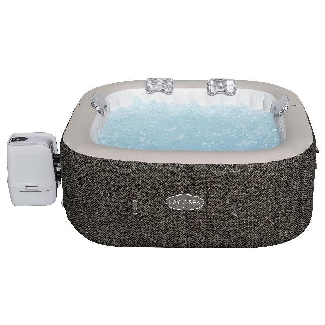Spa Cabo smart hydrojet 6 brown rattan - Lay-Z