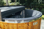 Hot tub round 200cm - 4-6 seater - internal wood stove - Sofuro