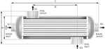 Scambiatore di calore in titanio 105kW AstralPool