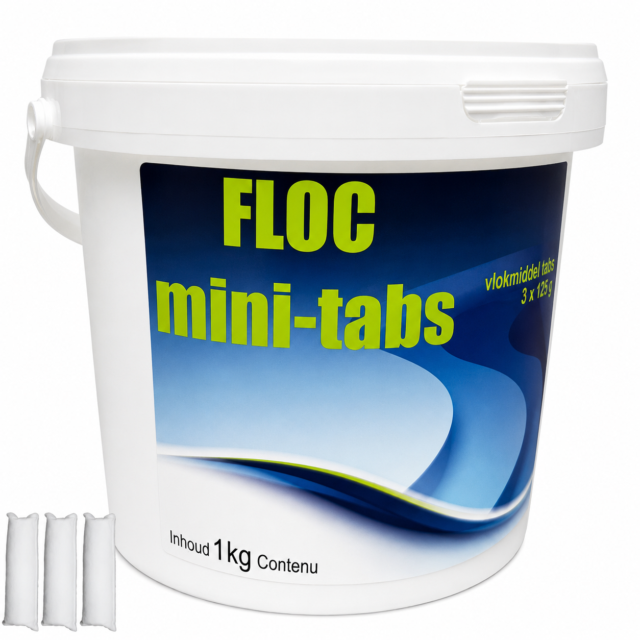 Agente floculante 8 cartuchos 1kg - HRS