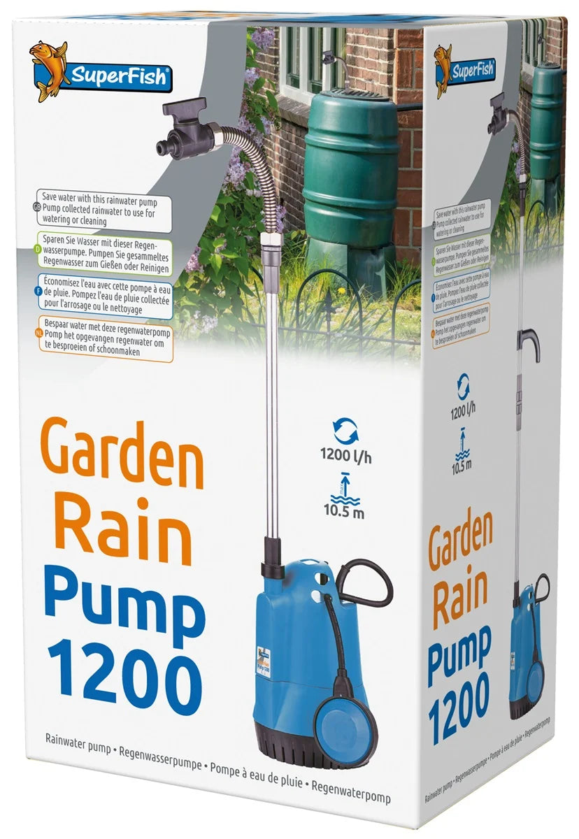 BOMBA DE LLUVIA PARA JARDÍN 1200 - superfish