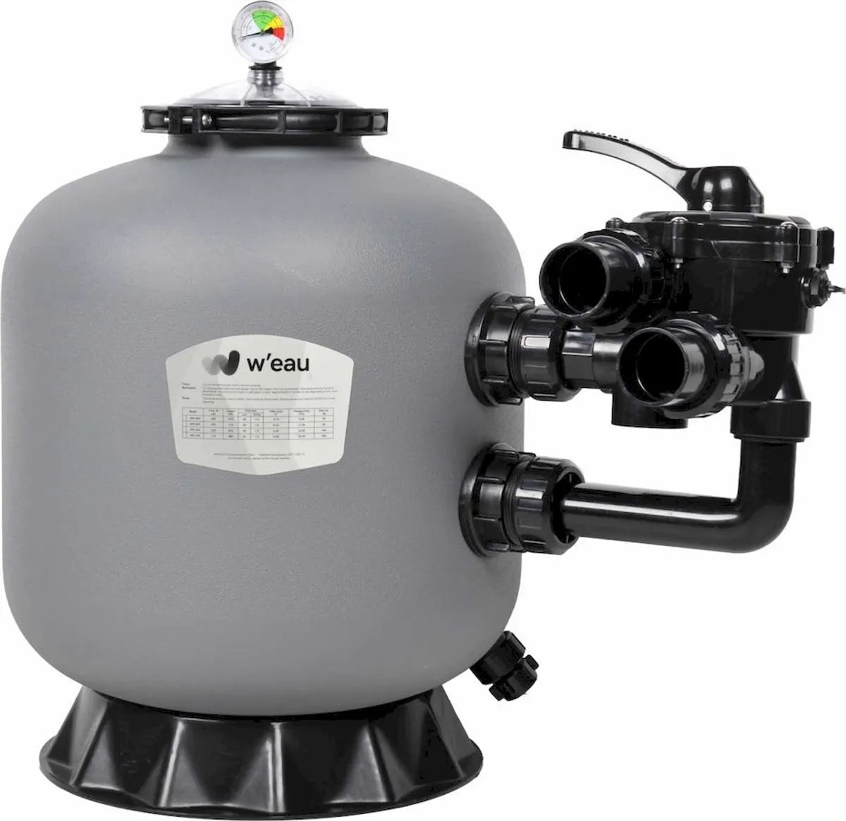 S-700 faserverstärkter Sidemount-Sandfilter 20 m³ - W'eau