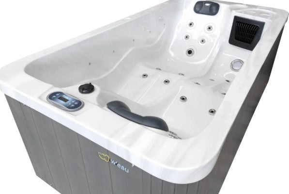 Iseo Vasca Idromassaggio Lusso per 2 Persone con Potente Massaggio Idraulico - W’eau