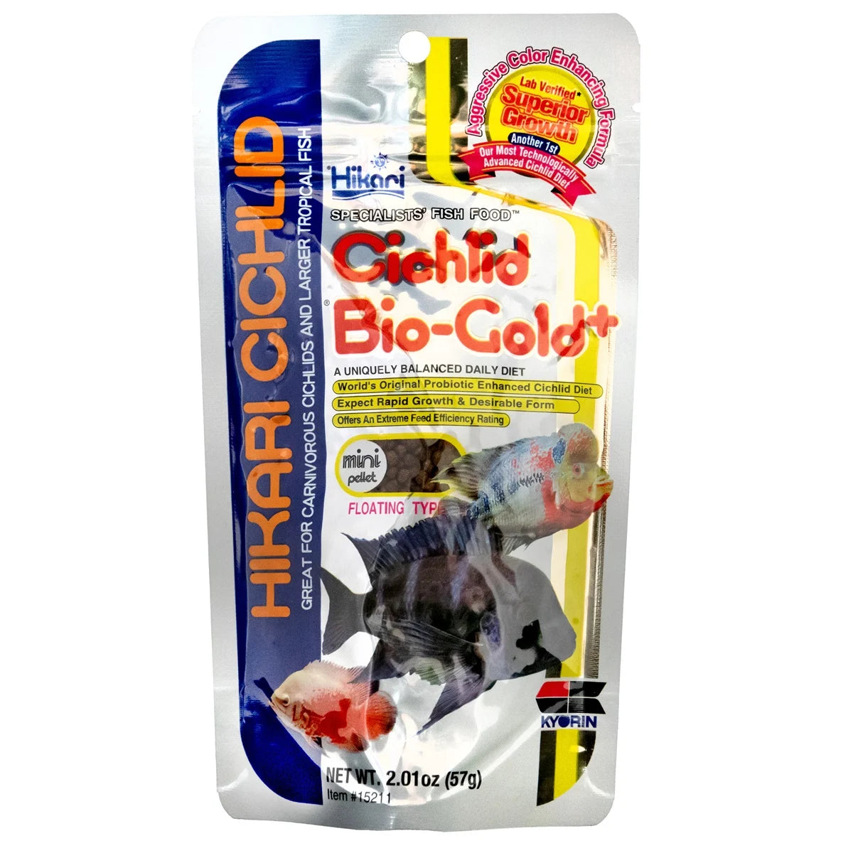 Cichlid Bio-Gold medio 250g - Hikari