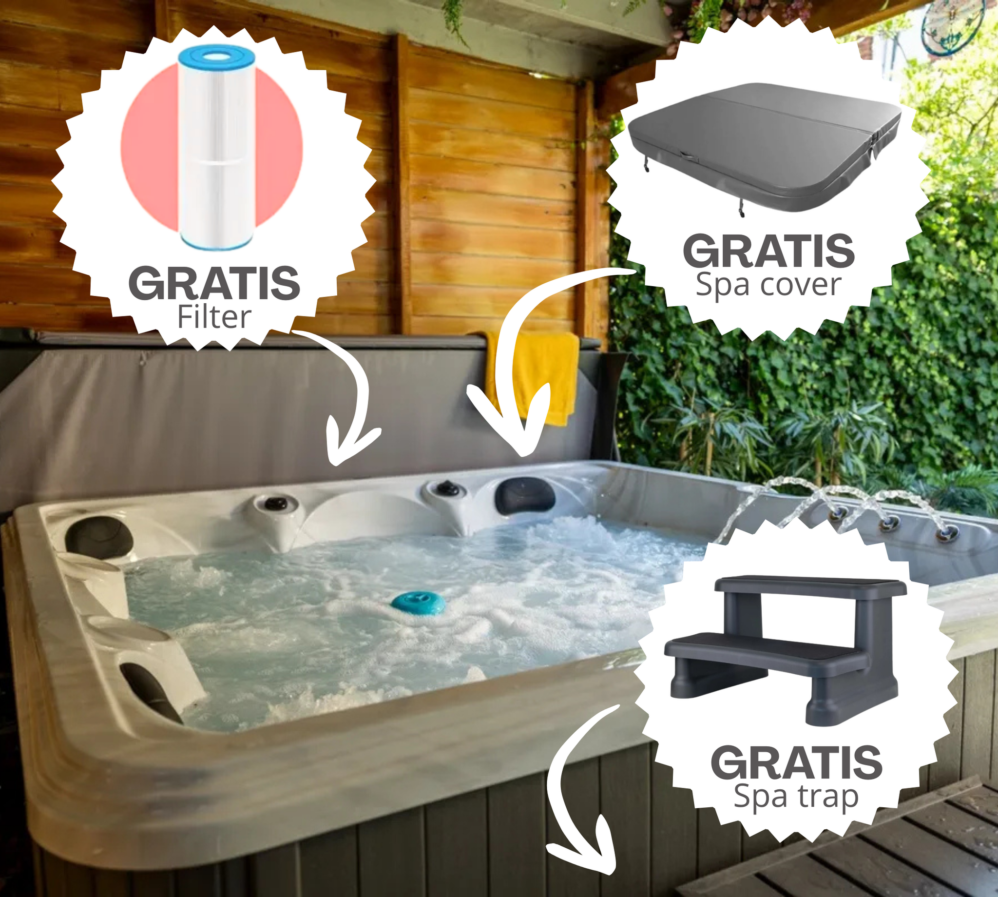 Lagune Spa - 6 persoons - W'eau