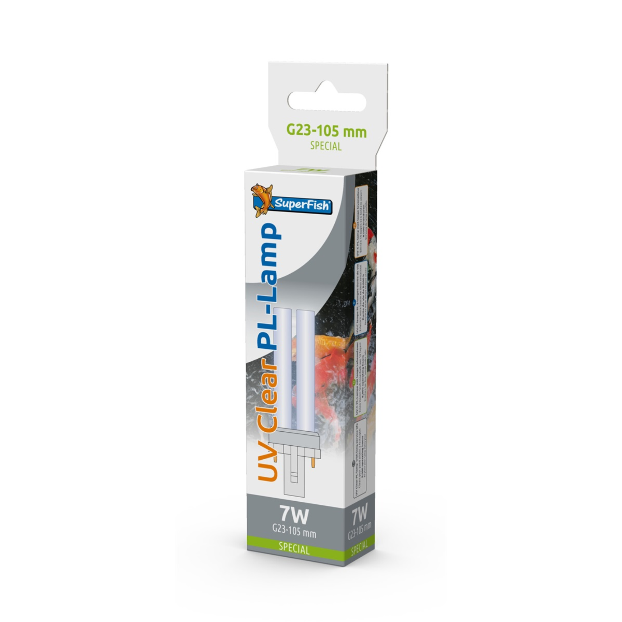 UV PL Lamp 7 Watt G23-105mm SP - SuperFish
