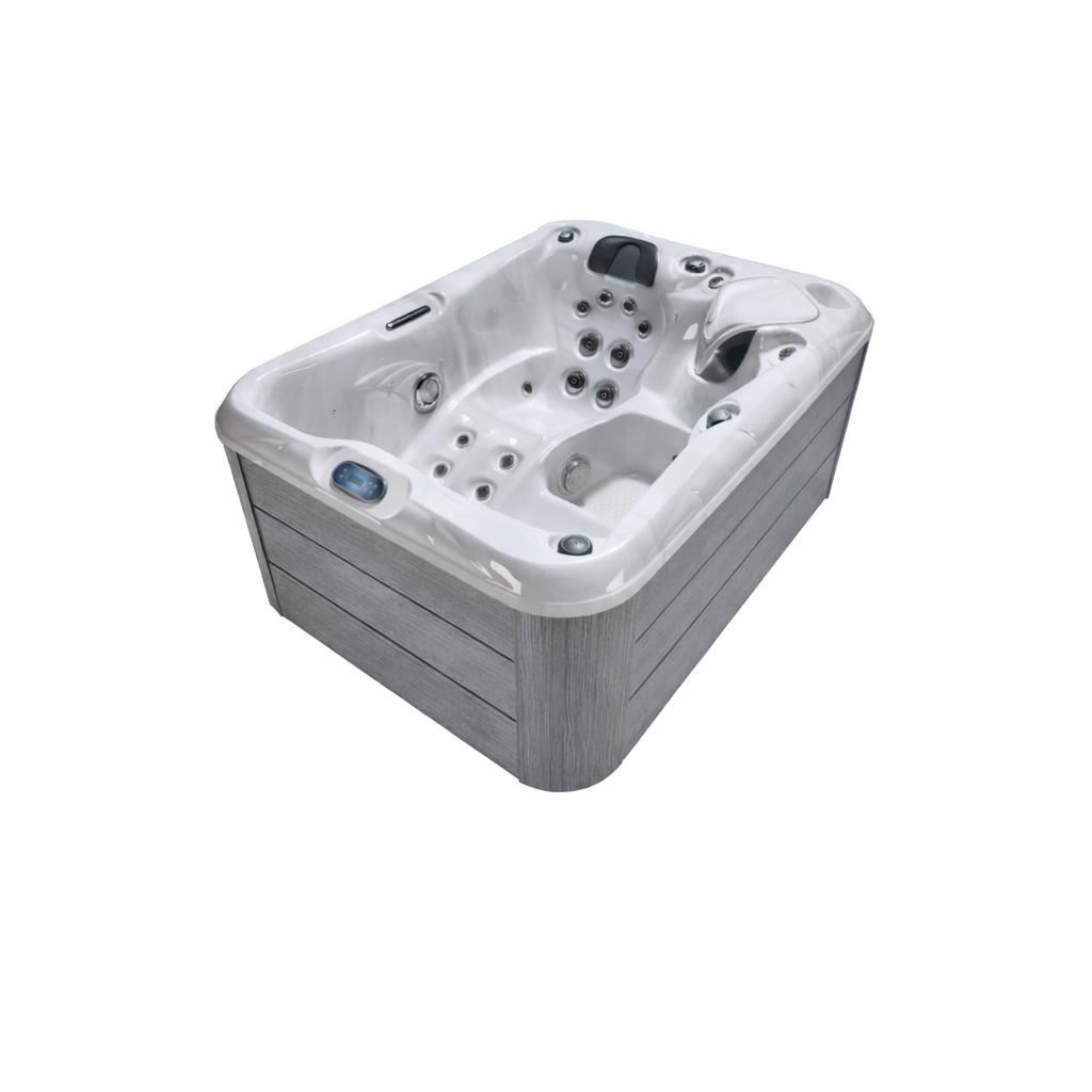 Infinity Spa 007 – Luxurious and Compact 2-Person Jacuzzi – Light Grey
