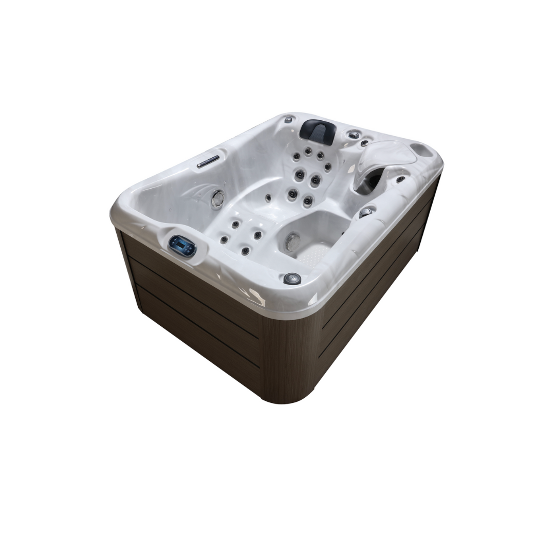 Infinity Spa 007 – Luxe en Compacte 2-Persoons Jacuzzi – Teak