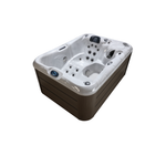 Infinity Spa 007 – Jacuzzi de lujo y compacto para 2 personas – Teca