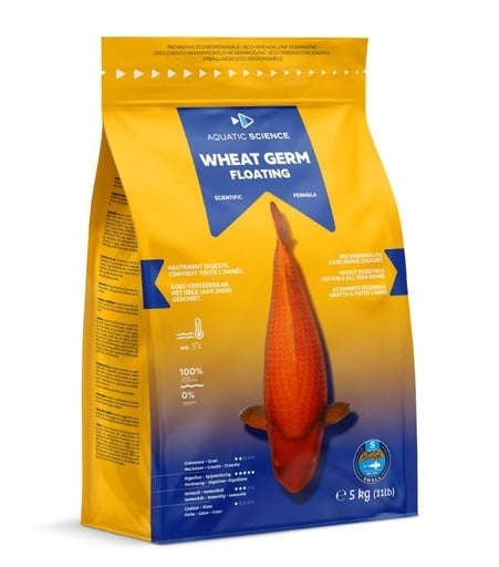 Wheat Germ Floating Small 5Kg - Aquatic Science