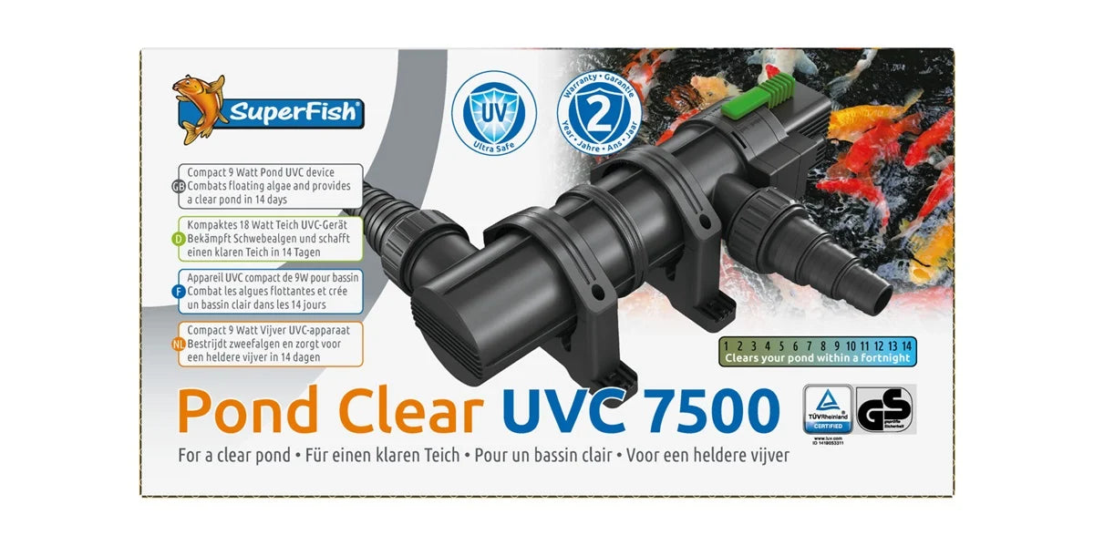 Pondclear UVC 9W / 7500L - SuperFish