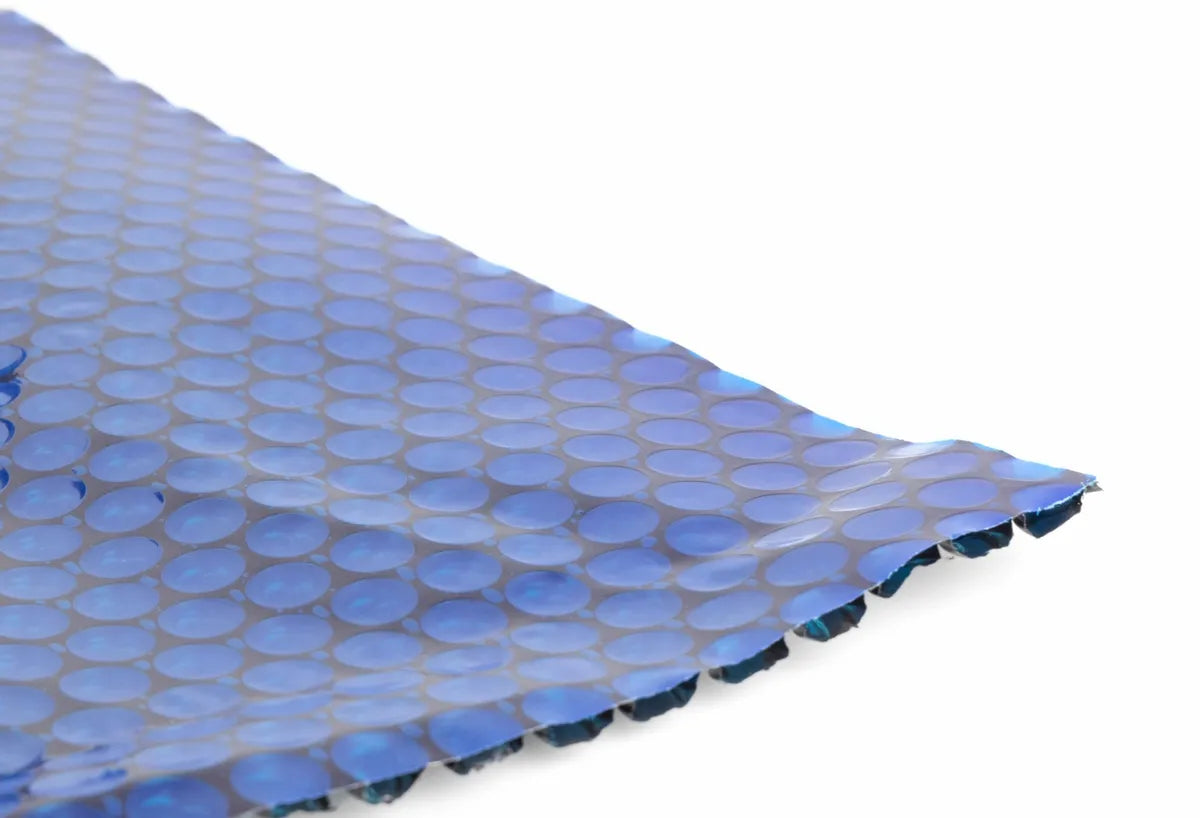 Coperta solare ovale - 488/485 x 305/360 cm (misura telo 468 x 278) - Nero/Blu - W'eau