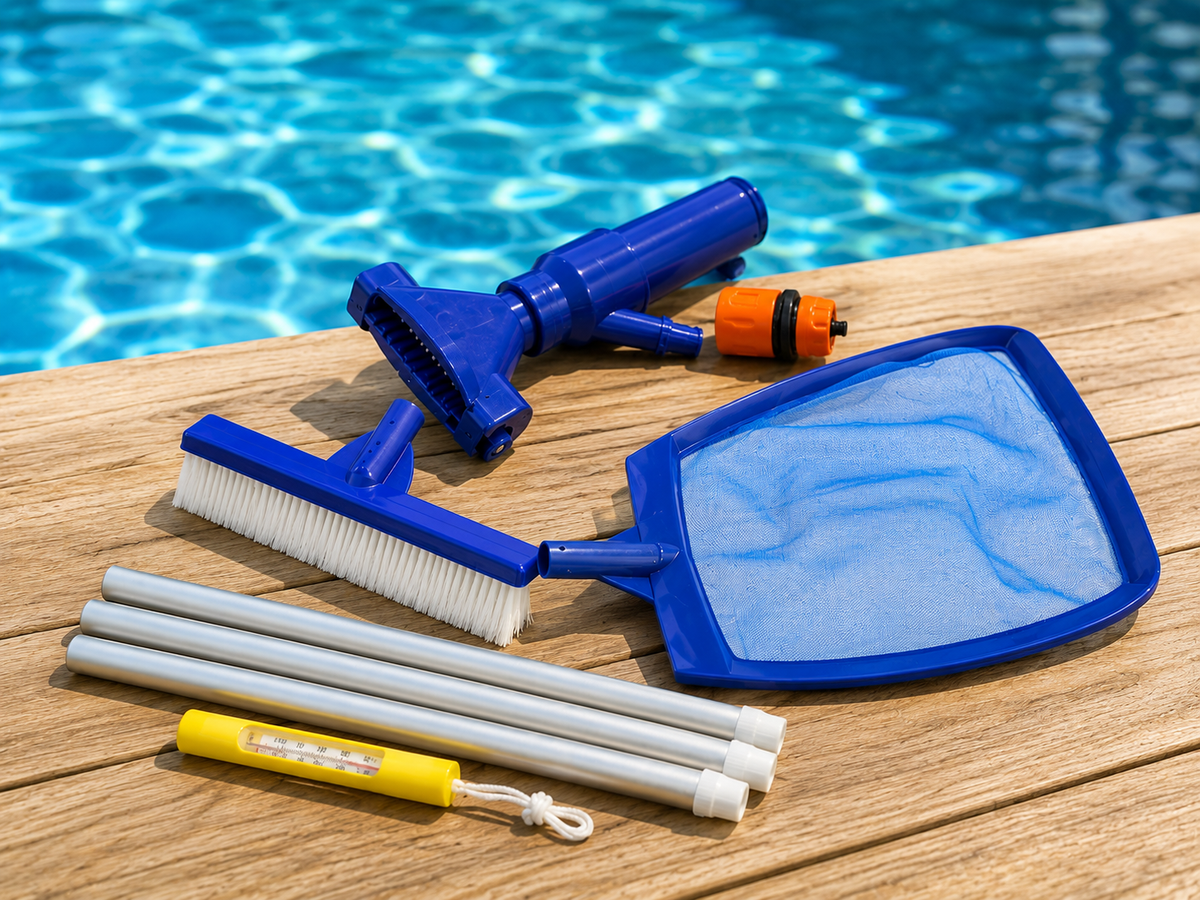 Zubehörpaket Small für kleine Schwimmbäder – Interline