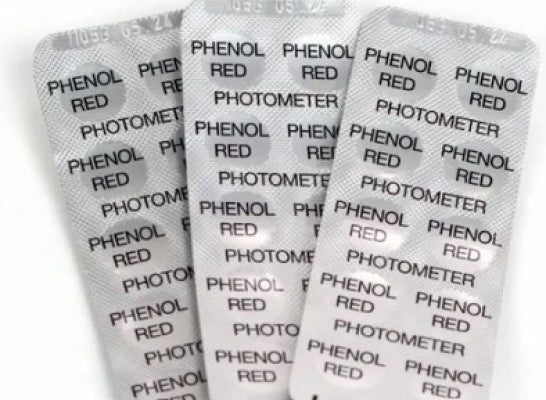 Phenol Red tablets for manual tester - 100 pieces - W'eau
