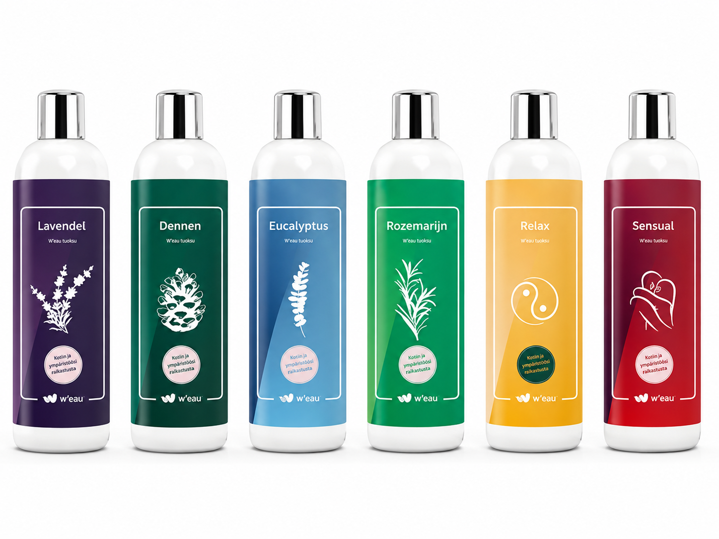 Pack de aromas Spa 6x250ml - W'eau