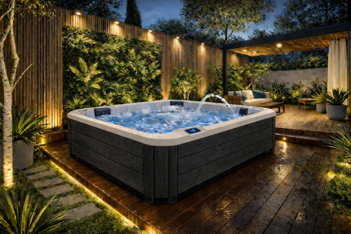 Ultimate ECO Spa 001 Dark - Jacuzzi 3 places - Baignoire de bien-être