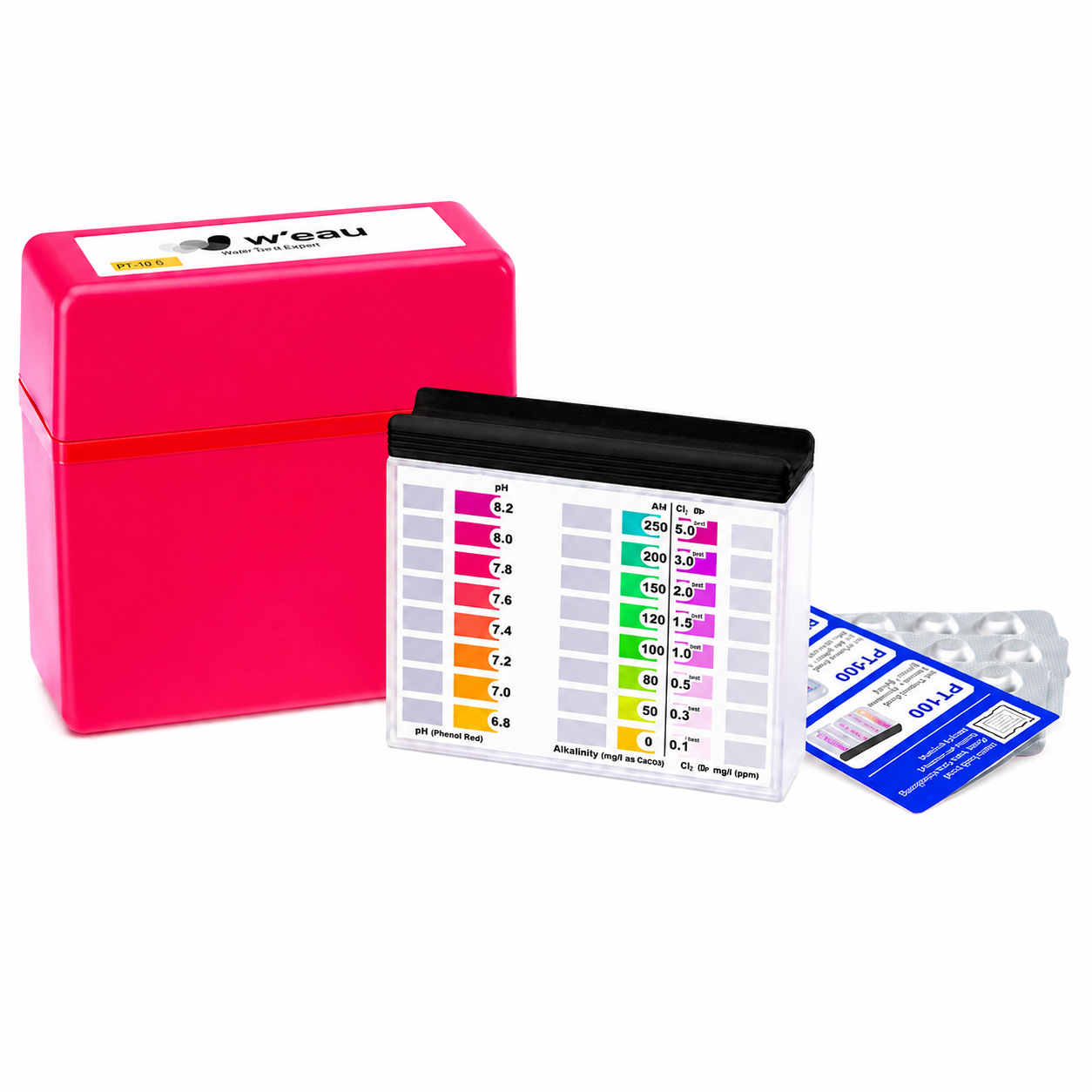 DPD 3-in-1 test kit including tablets - W'eau