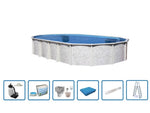 Interline Diana oval 7.30x3.60m - 132cm - Deluxe package